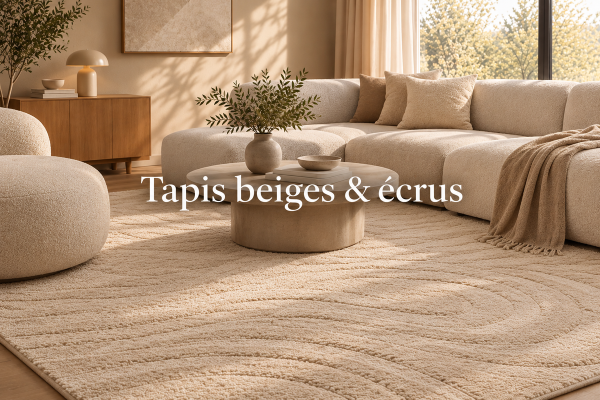 Tapis beiges & écrus