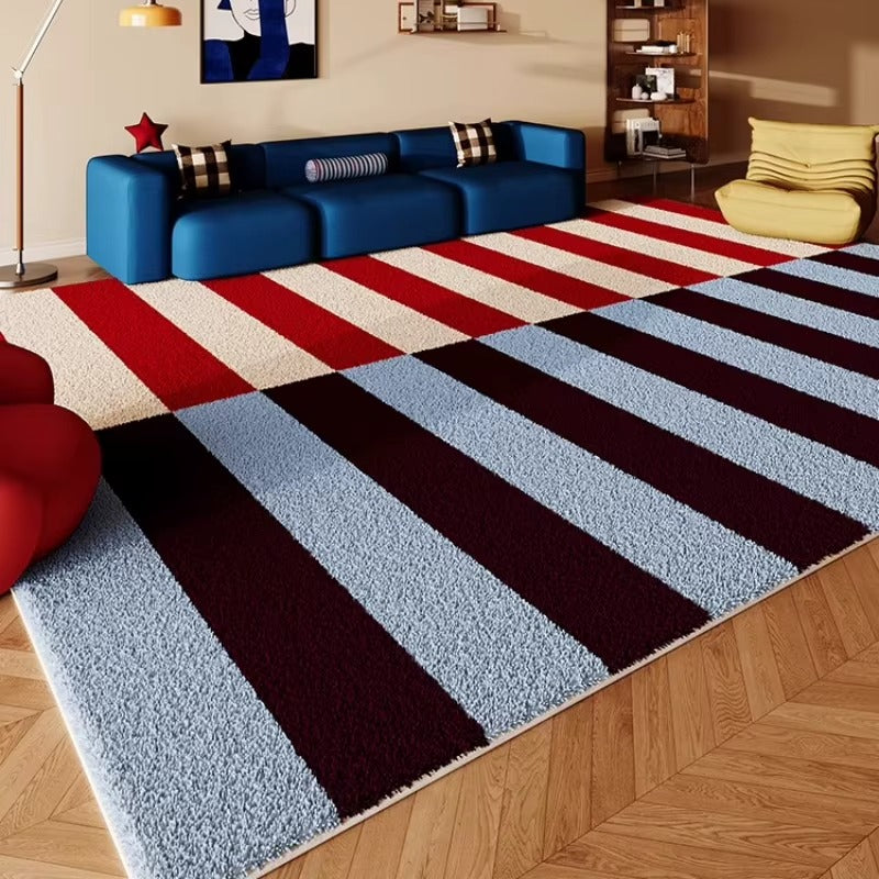Tapis NOVA — Tapis graphique multicolore à rayures